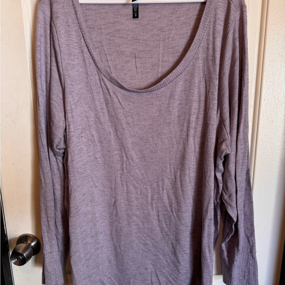 Torrid Soft Purple Long Sleeve Sleep Top
